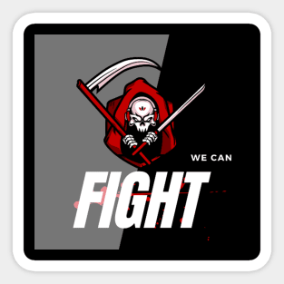 We can fight Sticker